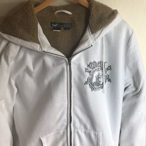 O’Neil hooded zip down sweatshirt